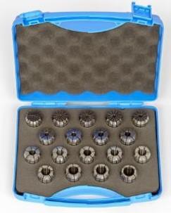 Spændetænger sæt med 18 stk, 3-20 mm