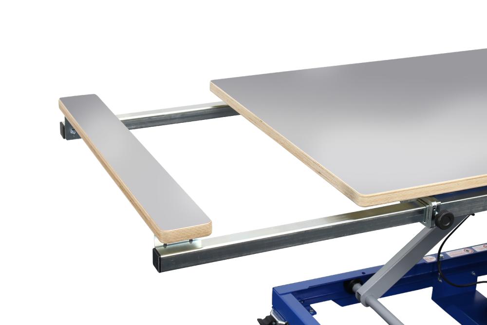 Lengde-uttrekksskinner 400 mm - passer til hullplate med høytrykkslaminat